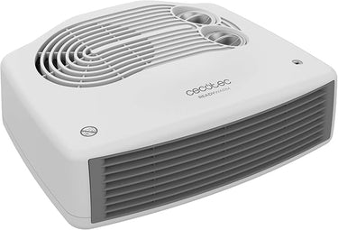 Cecotec Calefactor Eléctrico Bajo Consumo ReadyWarm 3000 Horizon White. Termoventilador, 3000W, 2 Niveles de Potencia, Termostato Ajustable, Uso Fácil e Intuitivo, Sistema Autoapagado, 28 m²